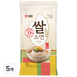 샘표 쌀 소면, 5개, 800g