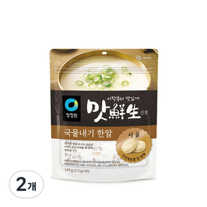 청정원 맛선생 사골 국물내기 한알 40p, 140g, 2개