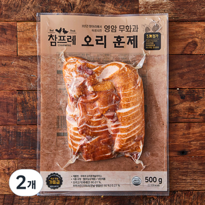 참프레 무화과 오리훈제 슬라이스, 500g, 2개