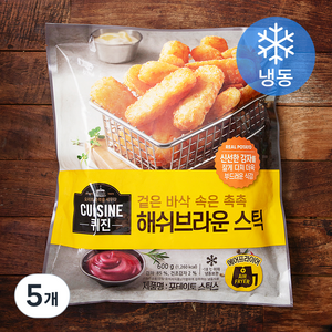 퀴진 해쉬브라운 포테이토 스틱스 (냉동), 600g, 5개