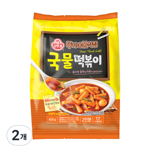 오뚜기 뚜기네분식집 국물떡볶이, 426g, 2개