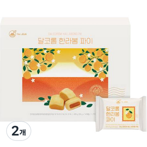 더제주 달코롬 한라봉 파이 14p + 쇼핑백, 420g, 2개