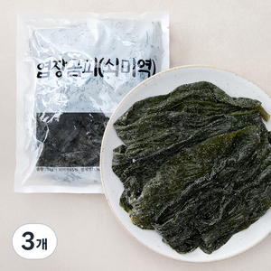 염장 곰피 쇠미역, 1kg, 3개