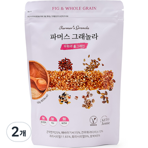 키토제니 파머스 무화과홀그레인 그래놀라 시리얼, 150g, 2개