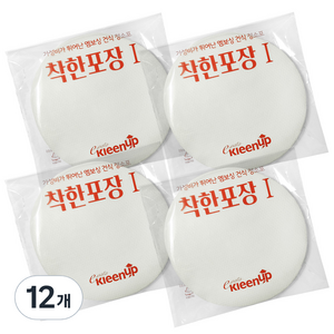 에파타클린업 착한포장 원형 건식 청소포 30매, 12개