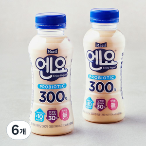 엔요 300 요구르트, 280ml, 6개