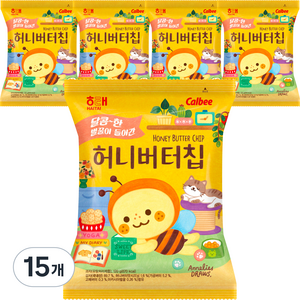 해태 허니버터칩, 120g, 15개