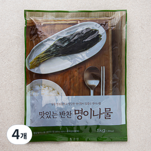 맛있는 반찬 명이나물, 1kg, 4개