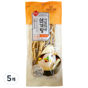 조은약초 삼계탕재료, 70g, 5개