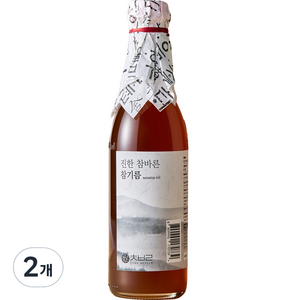 향유상회 진한 참바른 참기름, 350ml, 2개