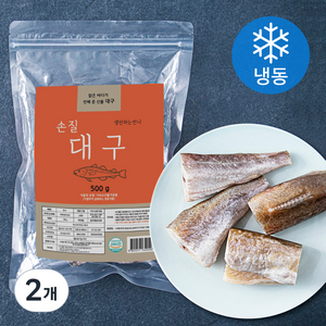 생선파는언니 손질 대구 (냉동), 500g, 2개