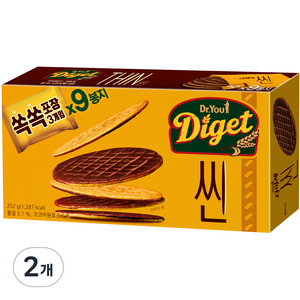 다이제 씬 252g, 2개