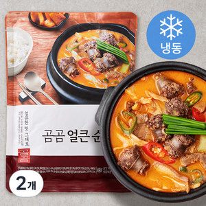 곰곰 얼큰 순대국 (냉동), 700g, 2개