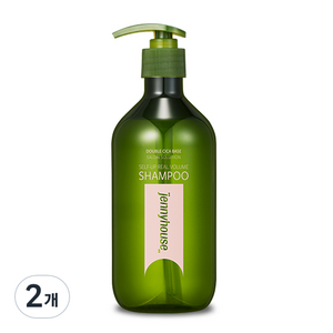 제니하우스코스메틱 셀프업 리얼 볼륨 샴푸, 500ml, 2개
