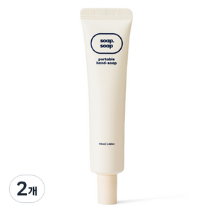 1555 소프소프 휴대용 핸드워시, 30ml, 2개