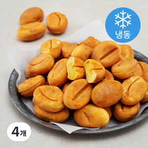 알앤알 슈크림빵 (냉동), 500g, 4개