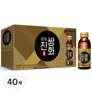 광동제약 진 쌍화, 100ml, 40개