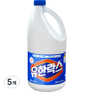 유한락스 레귤러, 4L, 5개