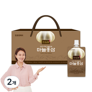 천심본 마늘의 힘 마늘홍삼즙 30p, 2.4L, 2개