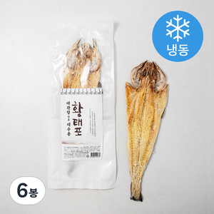 제수용 대관령 황태포 (냉동), 70g, 6봉