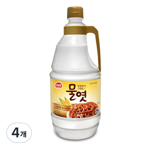 해표 물엿, 2.4kg, 4개