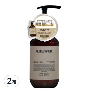 더블유드레스룸 센트 오브 네이처 핸드크림 시더오드, 280ml, 2개