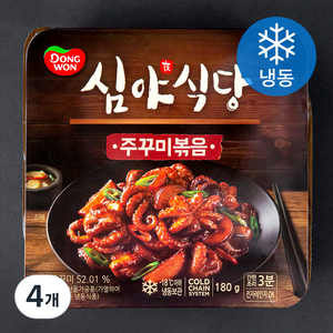 동원 심야식당 주꾸미볶음 (냉동), 180g, 4개