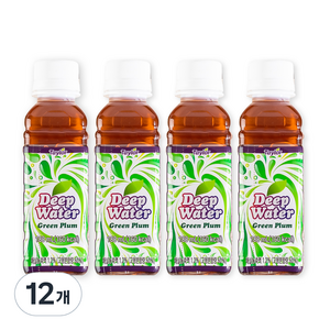 테일러팜스 딥워터 매실, 180ml, 12개