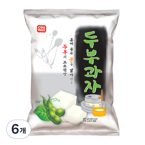 코스모스제과 두부과자, 800g, 6개