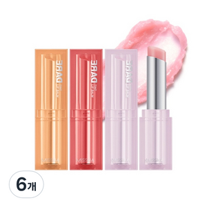 미샤 데어틴트 립밤 4.8g, 6개, 3호 코랄룩