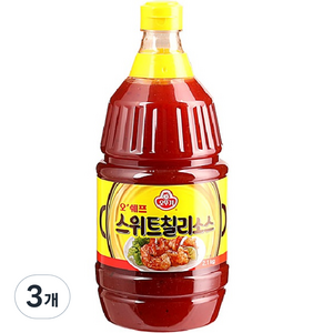 오뚜기 스위트 칠리소스, 2.1kg, 3개