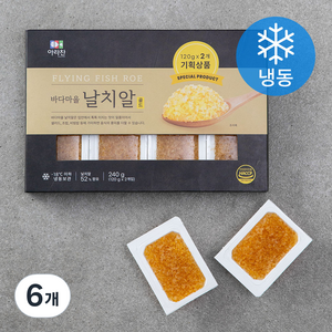 골드 바다마을 날치알 (냉동), 120g, 6개