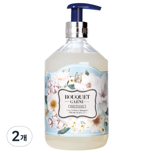 부케가르니 딥퍼퓸 샴푸 베이비파우더, 500ml, 2개