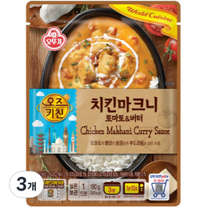 오뚜기 오즈키친 치킨마크니, 180g, 3개