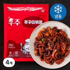 우주쭈꾸미 볶음 (냉동), 300g, 4개