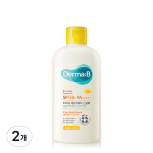 더마비 에브리데이 선블록 SPF50+ PA++++, 200ml, 2개