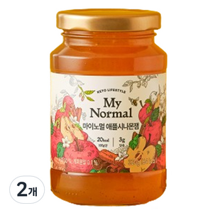 마이노멀 애플시나몬잼, 320g, 2개