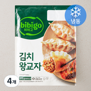 비비고 김치 왕교자 (냉동), 315g, 4개