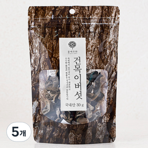 몸애조화 국내산 건 목이버섯, 30g, 5개