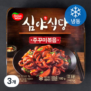 동원 심야식당 주꾸미볶음 (냉동), 180g, 3개