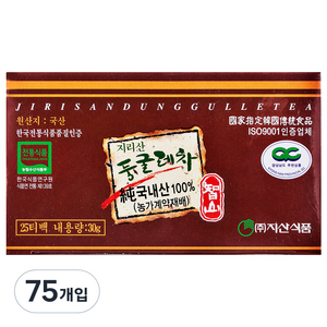 지산식품_지리산둥굴레차, 1.2g, 25개입, 3개