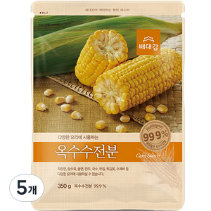 배대감 옥수수전분, 350g, 5개