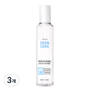 에뛰드하우스 순정 10무 수분 에멀전, 120ml, 3개