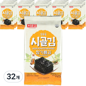 시골김 참기름김 도시락김, 4g, 32개