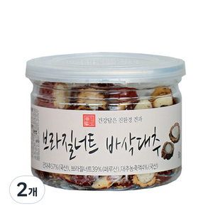 유기샘 브라질너트 바삭대추 80g, 2개