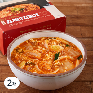 프레시지 The Easy 김치 비지찌개, 350g, 2개