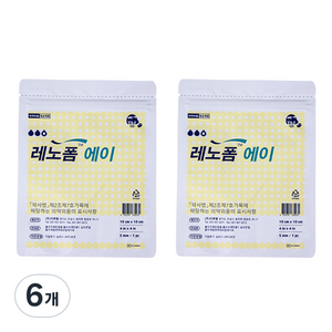 레노폼 A 드레싱폼 습윤밴드 5mm, 1개입, 6개