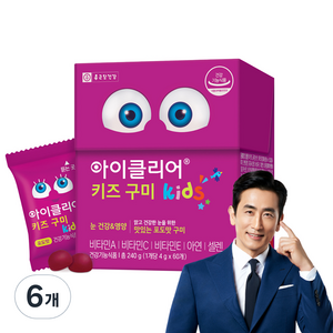 아이클리어 키즈 구미 60p, 240g, 6개