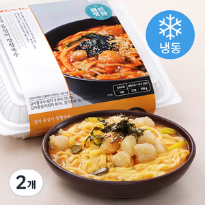 바른식 감자옹심이 장칼국수 밀키트 2인분 (냉동), 506g, 2개