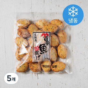 와카메 시로미 사카나아게 어묵 (냉동), 506g, 5개